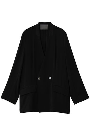 アンクレイヴ/uncraveのバックサテンジョーゼット ノーカラージャケット(110800/110801)