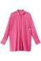 トリコットシフォン ロングシャツ アンクレイヴ/uncrave ピンク