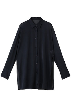 アンクレイヴ/uncraveのトリコットシフォン ロングシャツ(110400/110403)