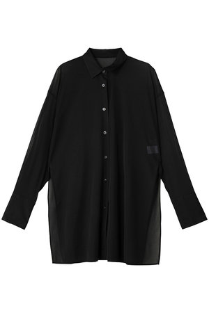 アンクレイヴ/uncraveのトリコットシフォン ロングシャツ(110400/110403)