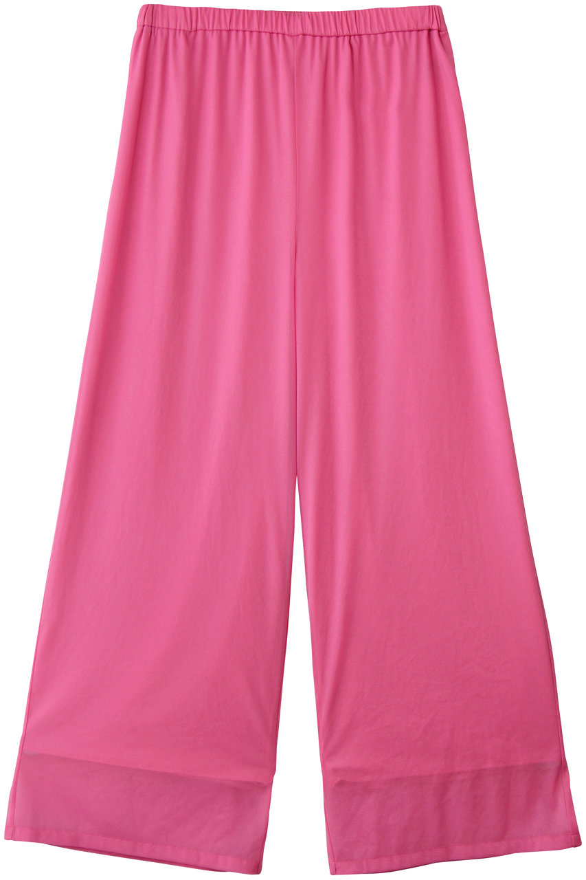 トリコットシフォン ギャザーパンツ