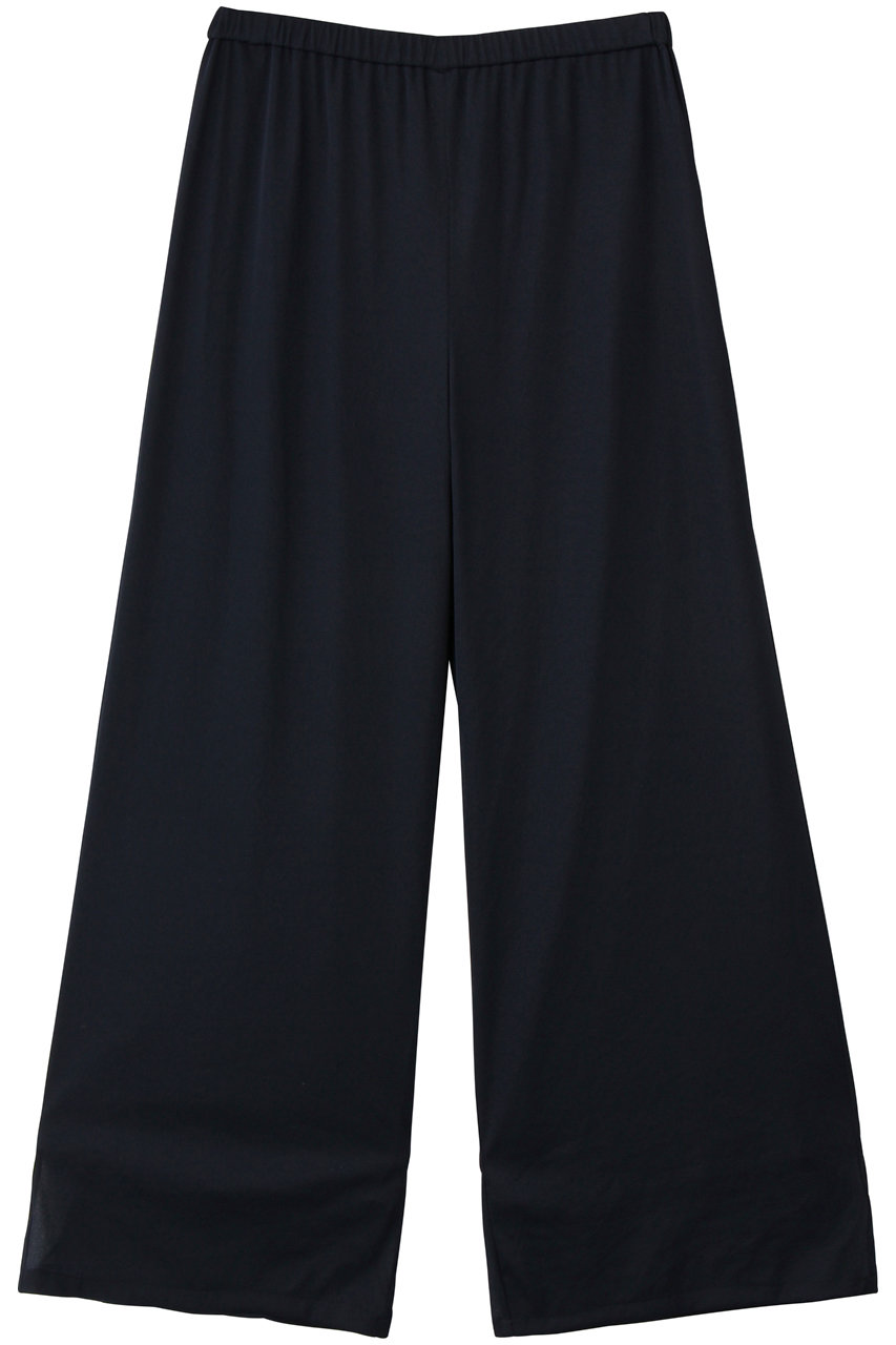 アンクレイヴ/uncraveのトリコットシフォン ギャザーパンツ(ネイビー/PRUVGW0102)