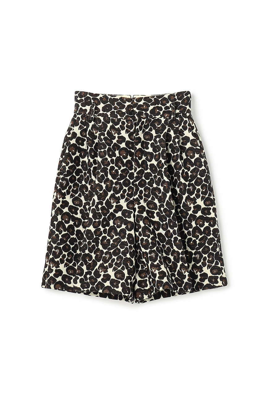 アンクレイヴ/uncraveの【2/12 12:00販売開始】レオパードジャガード ショートトラウザー(レオパード/PRUVGW0210)