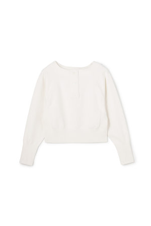 アンクレイヴ/uncraveの【2/12 12:00販売開始】スウェットライクニット ヘンリーネックトップス(110100/110103)