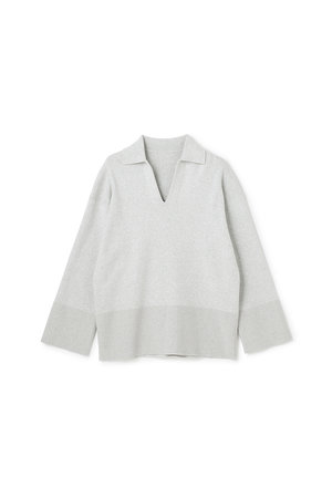 アンクレイヴ/uncraveの【2/12 12:00販売開始】スウェットライクニット スキッパートップス(110100/110103)