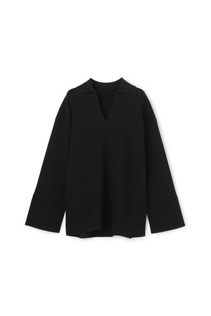 アンクレイヴ/uncraveの【2/12 12:00販売開始】スウェットライクニット スキッパートップス(110100/110103)