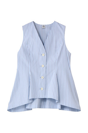 アンクレイヴ/uncraveのTHOMAS MASON ペプラムジレブラウス(110400/110401)