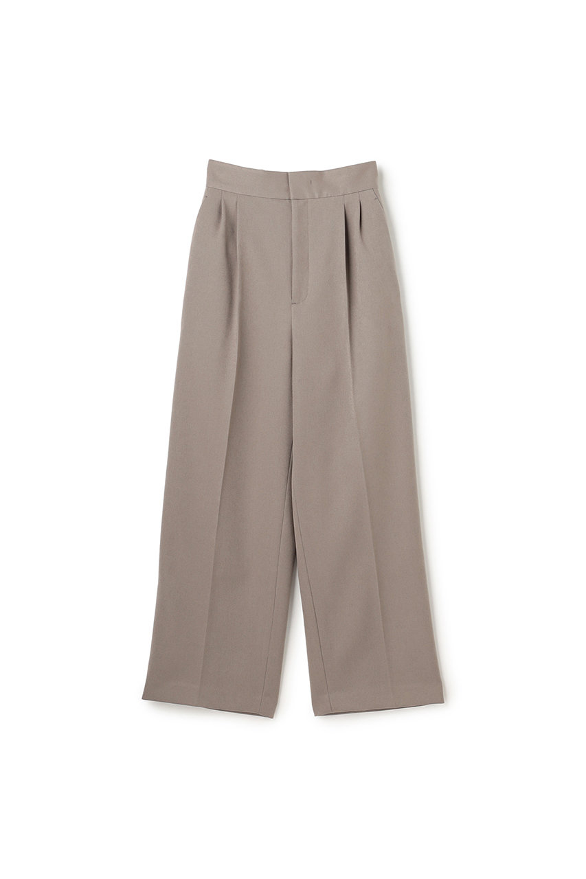 プルーフウールライクツイル ワイドパンツ