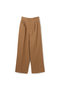 プルーフウールライクツイル ワイドパンツ アンクレイヴ/uncrave キャメル