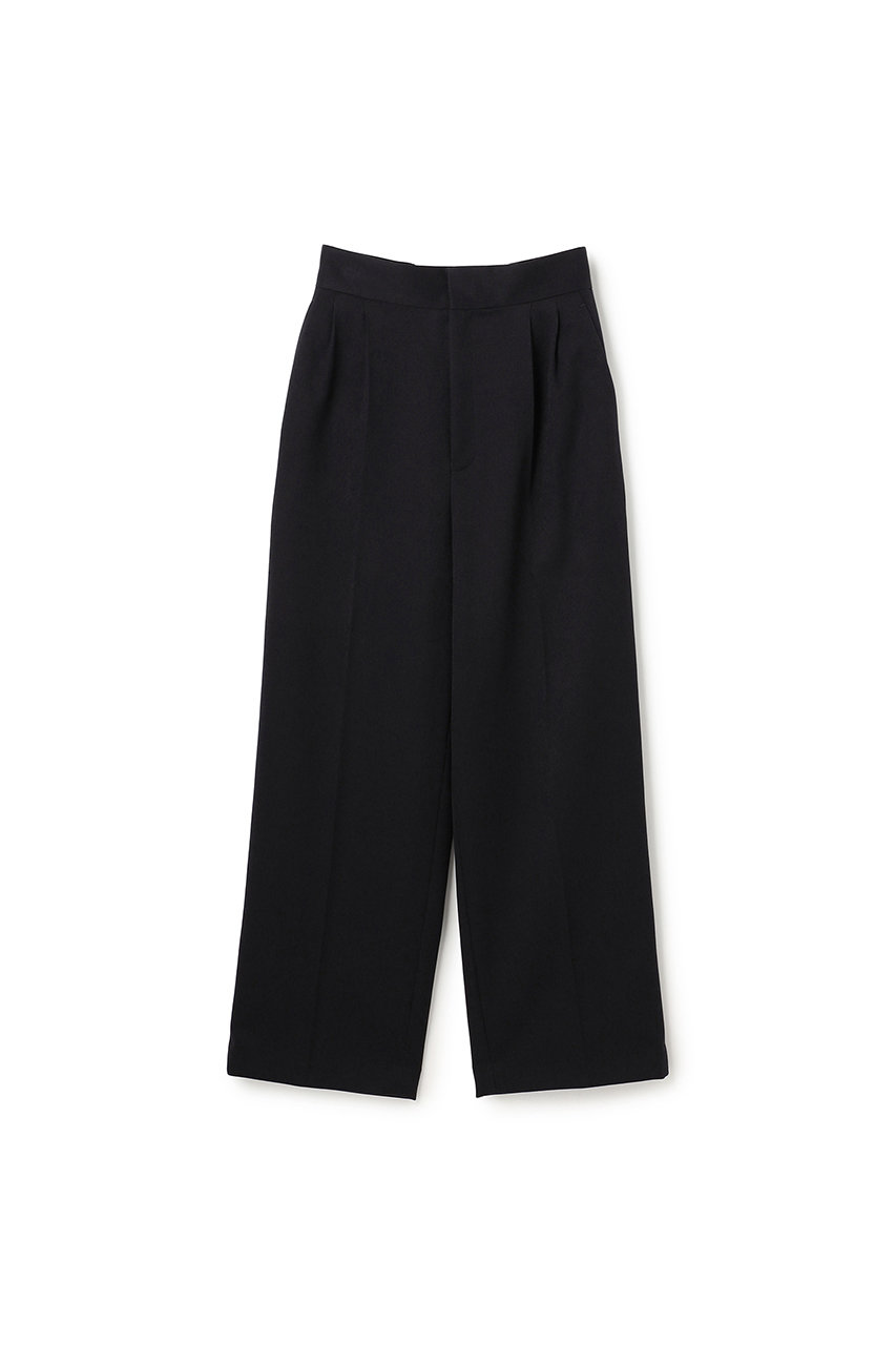 アンクレイヴ/uncraveのプルーフウールライクツイル ワイドパンツ(ネイビー/PRUVLS0300)