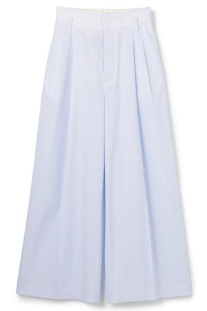 アンクレイヴ/uncraveのコットンクロスストライプ ワイドトラウザー(110600/110601)