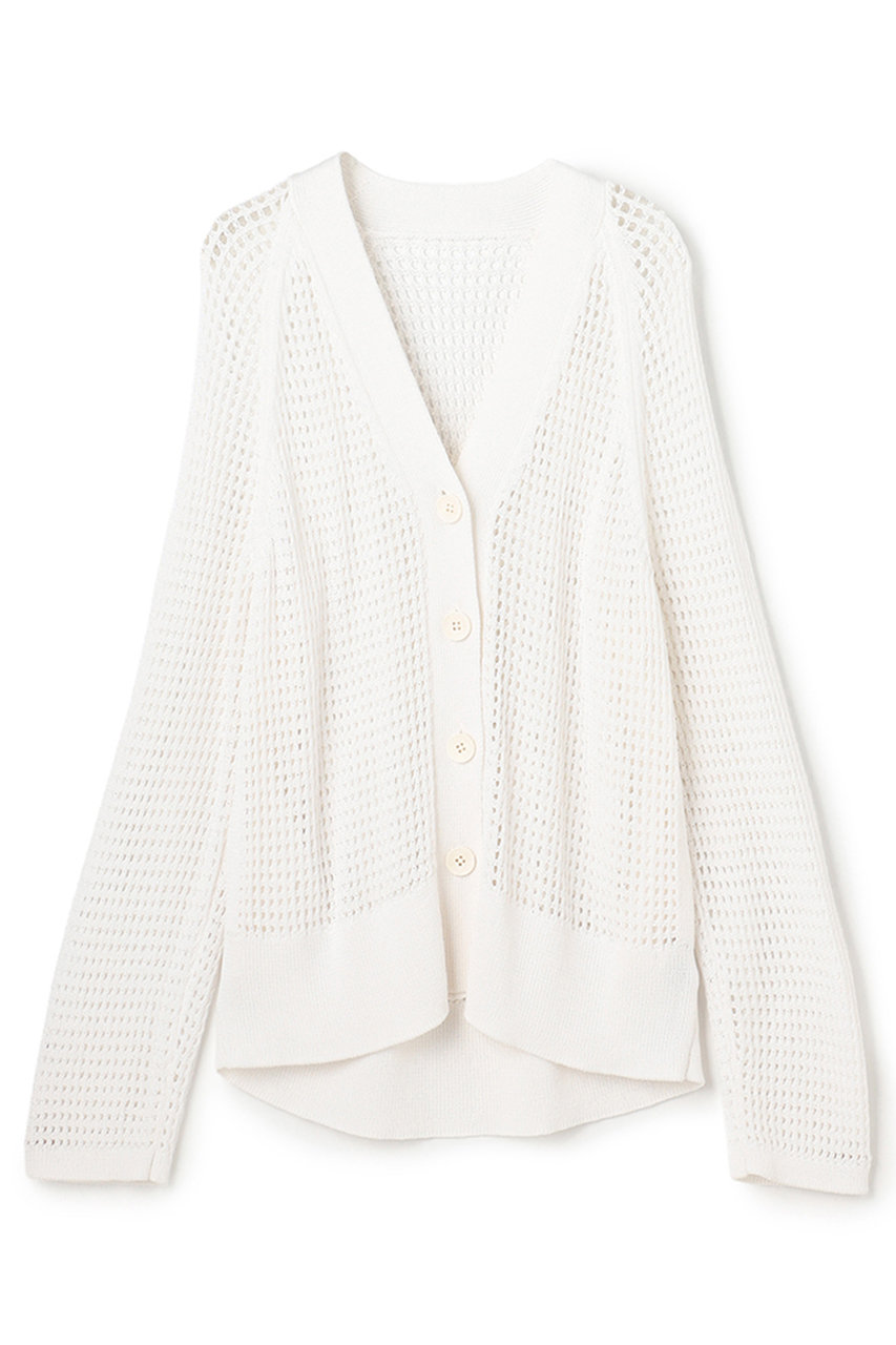 アンクレイヴ/uncraveの【予約販売】メッシュニット カーディガン(オフ/KRUVLS0304)