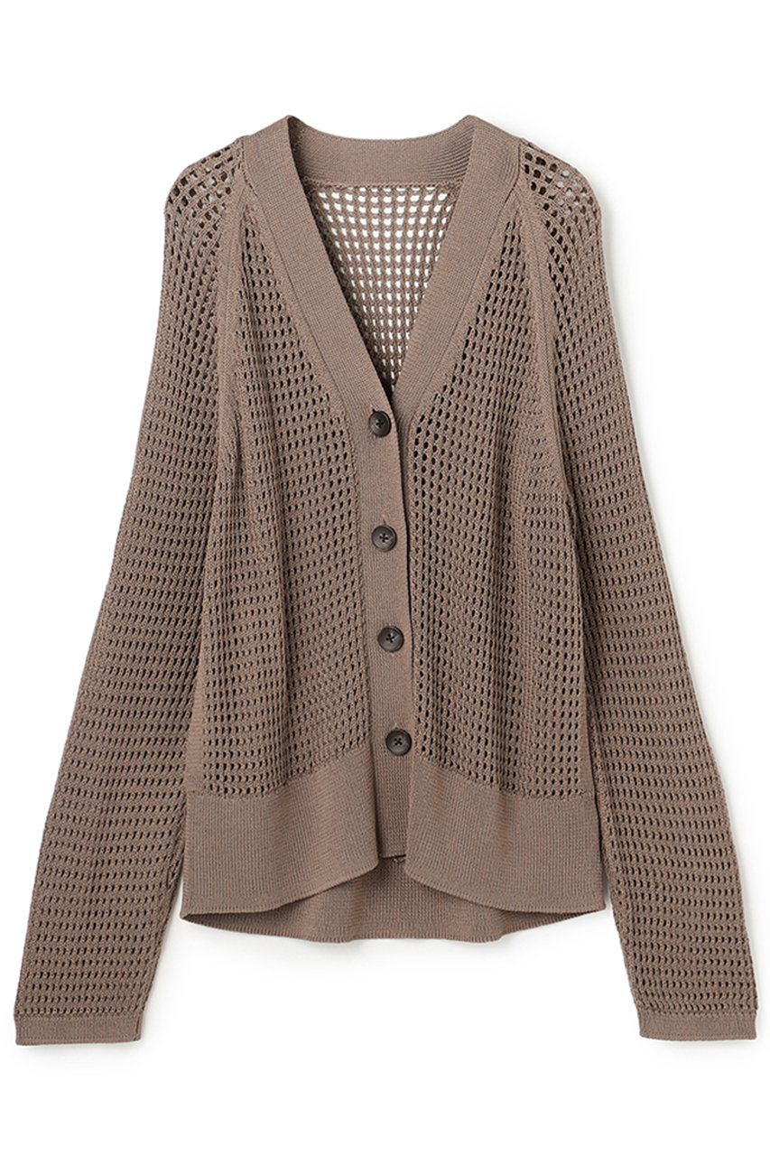 アンクレイヴ/uncraveの【予約販売】メッシュニット カーディガン(トープ/KRUVLS0304)