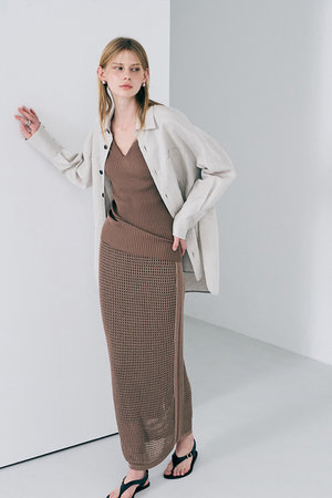 アンクレイヴ/uncraveのメッシュニット タイトスカート(110700/110703)