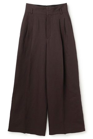 アンクレイヴ/uncraveのリヨセルライトリネン ワイドトラウザー(110600/110601)