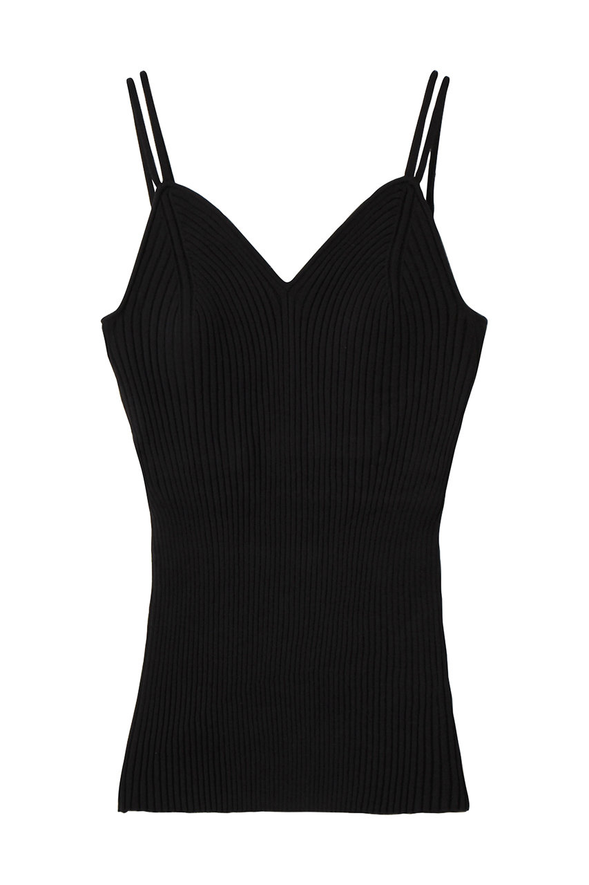 uncrave カップ付きキャミソール (ブラック, 1) アンクレイヴ ELLE SHOP