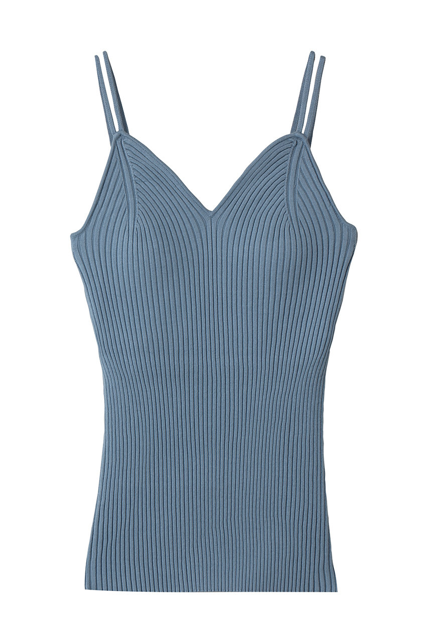 uncrave カップ付きキャミソール (サックス, 2) アンクレイヴ ELLE SHOP