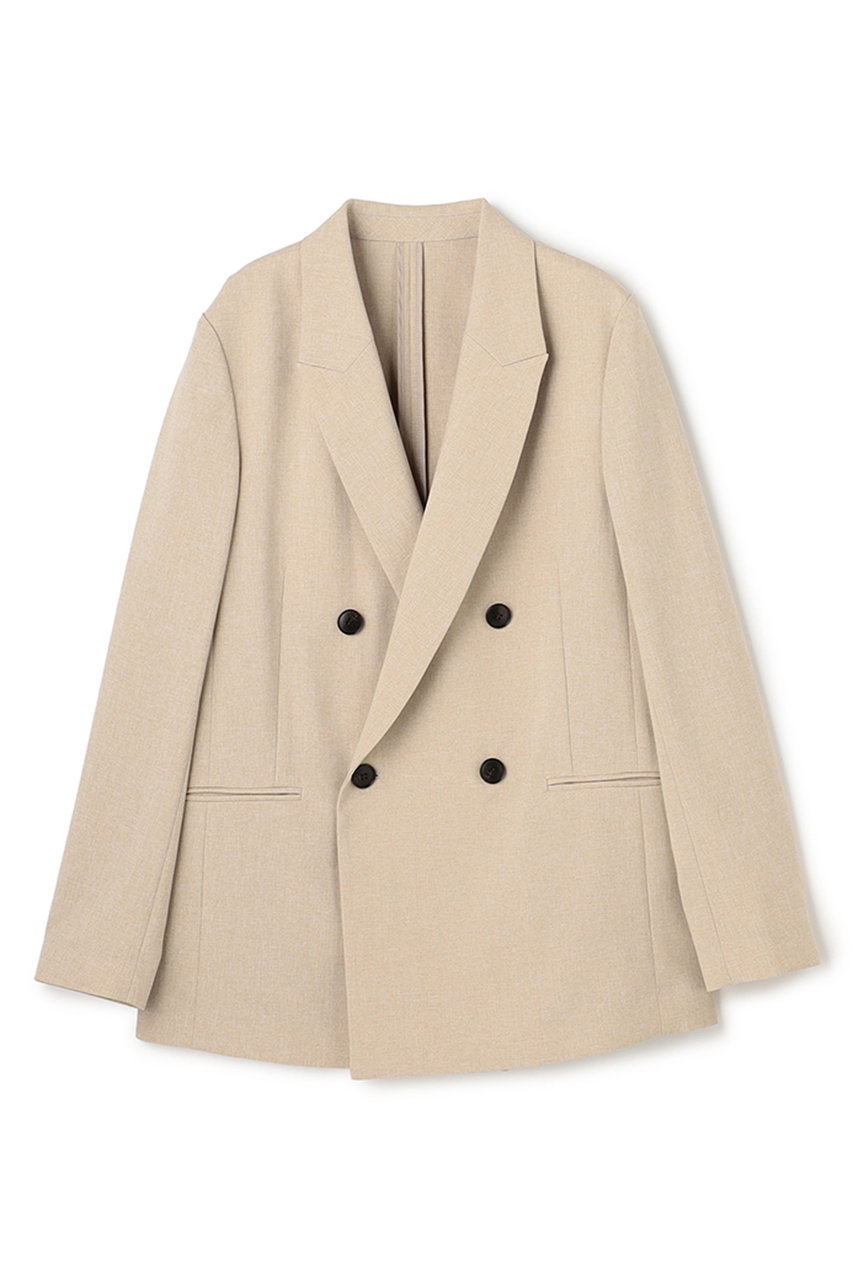 アンクレイヴ/uncraveのウォッシャブルドライサップ ジャケット(シャンブレーベージュ/JKUVLM0400)