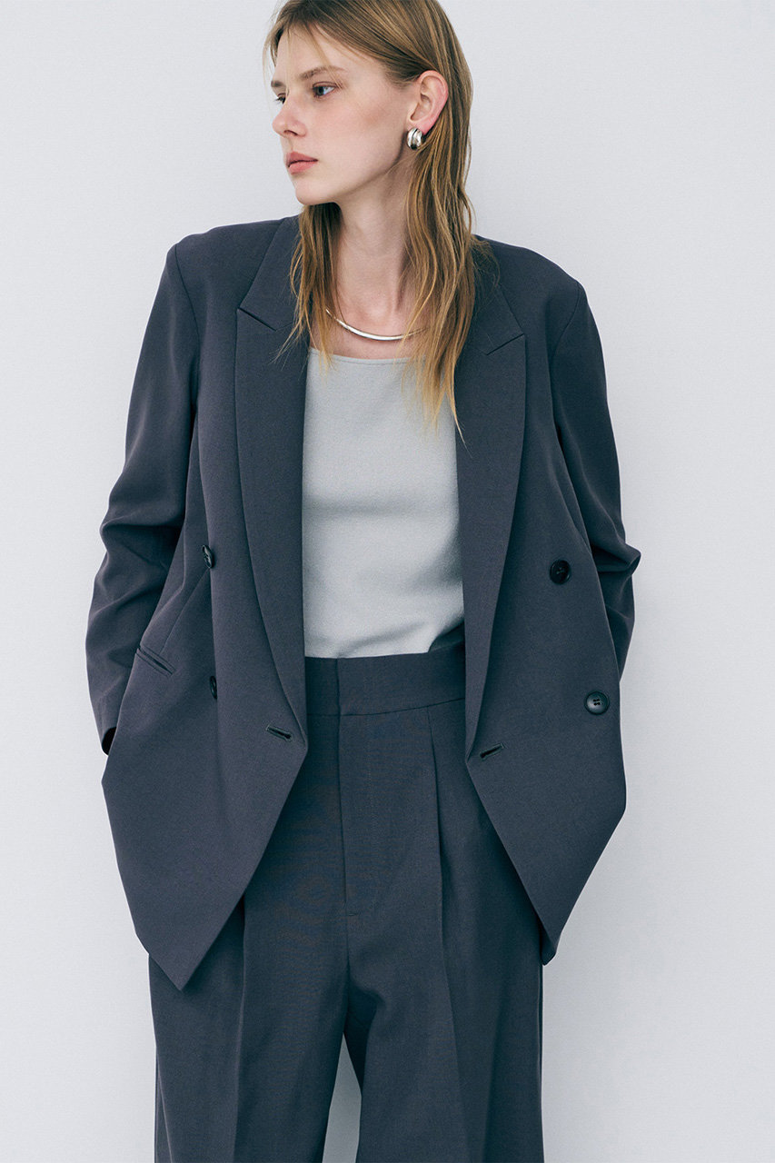 アンクレイヴ/uncraveのウォッシャブルドライサップ ジャケット(スレート/JKUVLM0400)