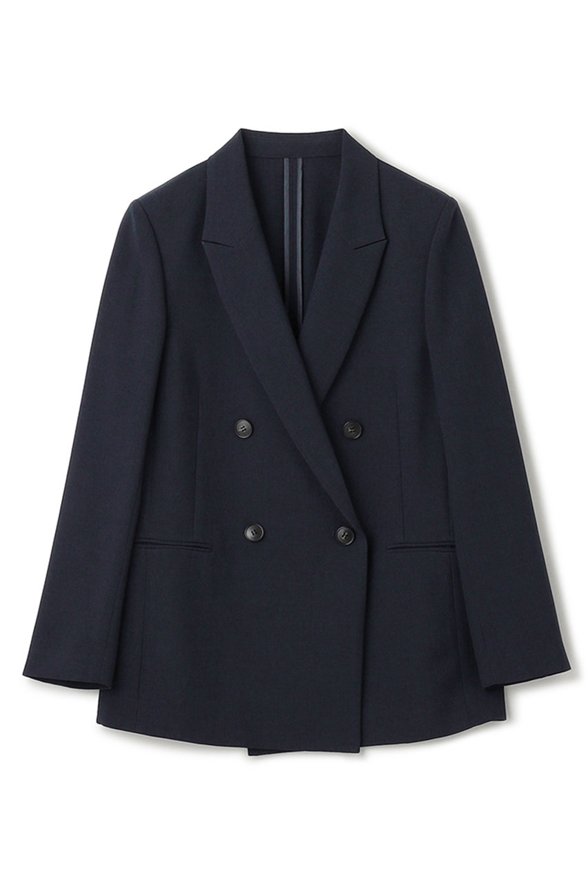 アンクレイヴ/uncraveのウォッシャブルドライサップ ジャケット(ネイビー/JKUVLM0400)