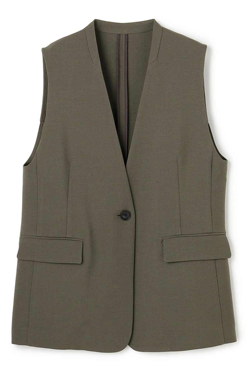 アンクレイヴ/uncraveのウォッシャブルドライサップ ジレ(スレート/VRUVLM0400)