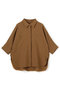 ウォッシャブルドライサップ ドルマンシャツ アンクレイヴ/uncrave キャメル
