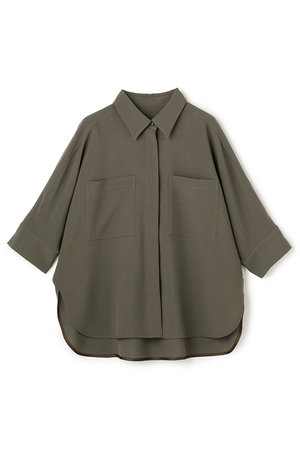 アンクレイヴ/uncraveのウォッシャブルドライサップ ドルマンシャツ