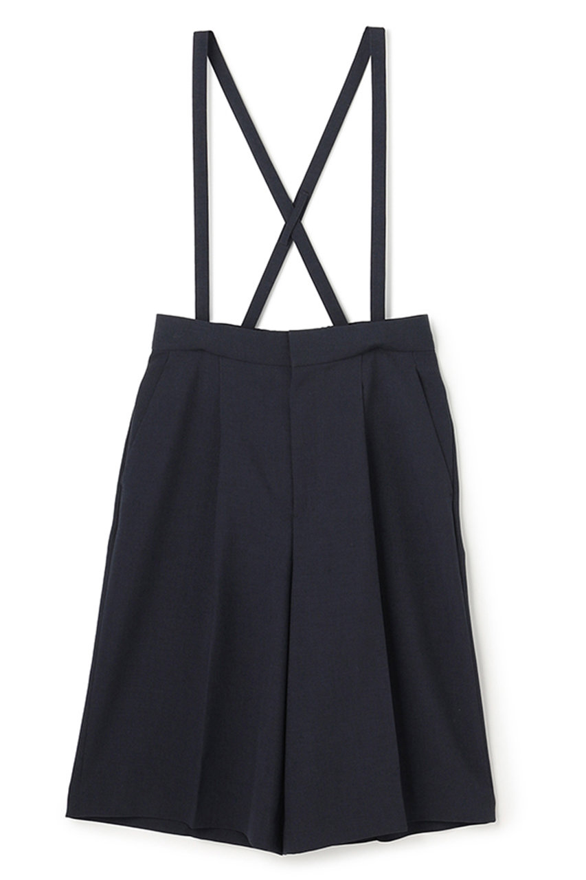 アンクレイヴ/uncraveのウォッシャブルドライサップ バミューダパンツ（サスペンダー付き）(ネイビー/PRUVLM0400)