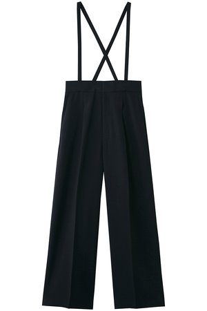 アンクレイヴ/uncraveのウォッシャブルドライサップ ワイドパンツ（サスペンダー付き）(110600/110601)