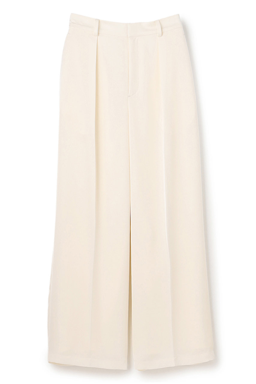 アンクレイヴ/uncraveのライトダブルサテン ワイドパンツ(オフ/PRUVLM0403)