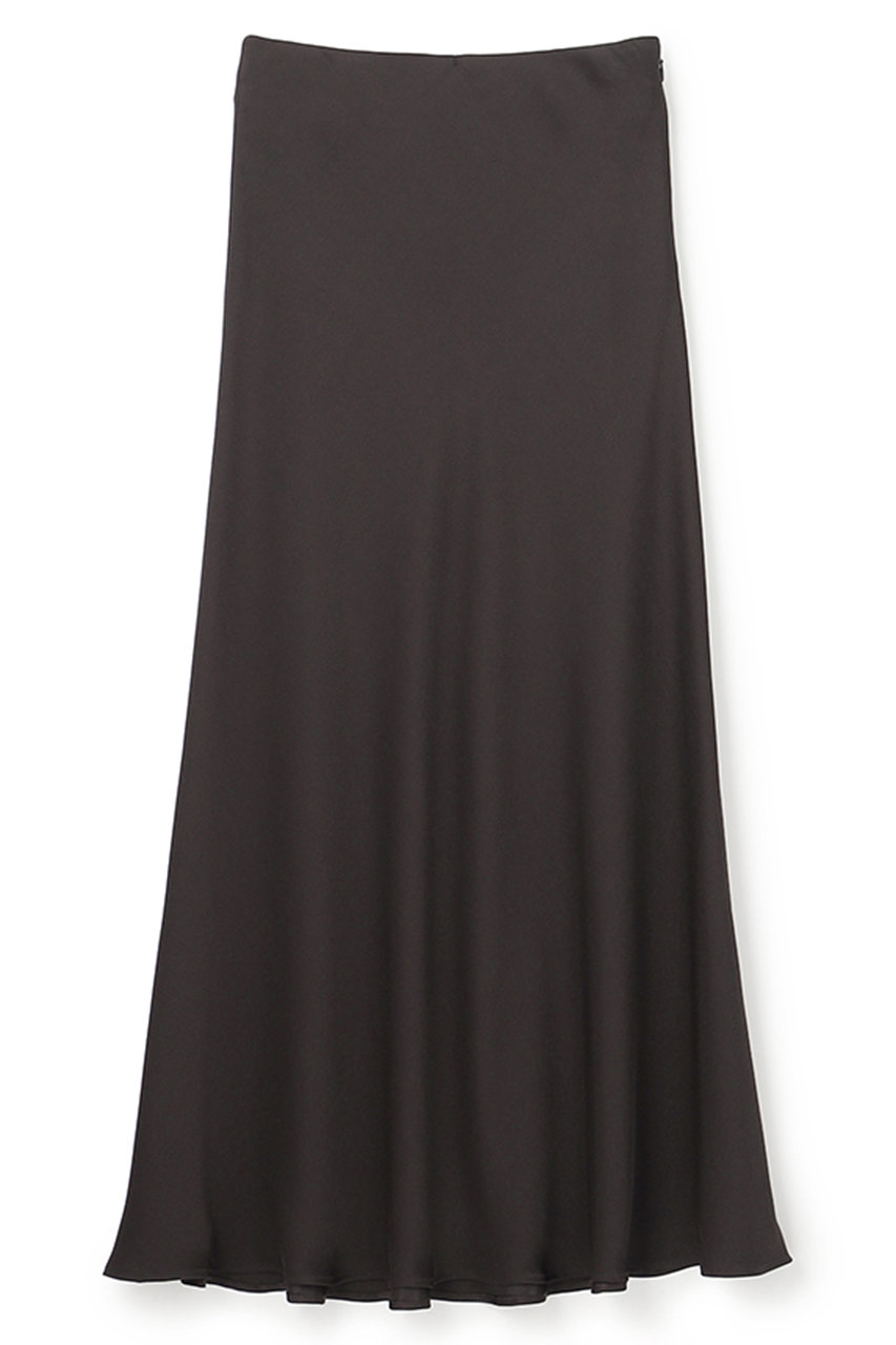 アンクレイヴ/uncraveの【予約販売】ライトダブルサテン バイアススカート(ダークブラウン/SKUVLM0403)