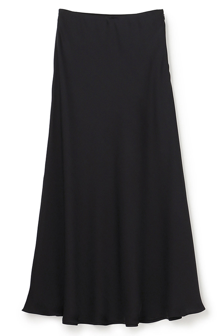 アンクレイヴ/uncraveの【予約販売】ライトダブルサテン バイアススカート(ブラック/SKUVLM0403)