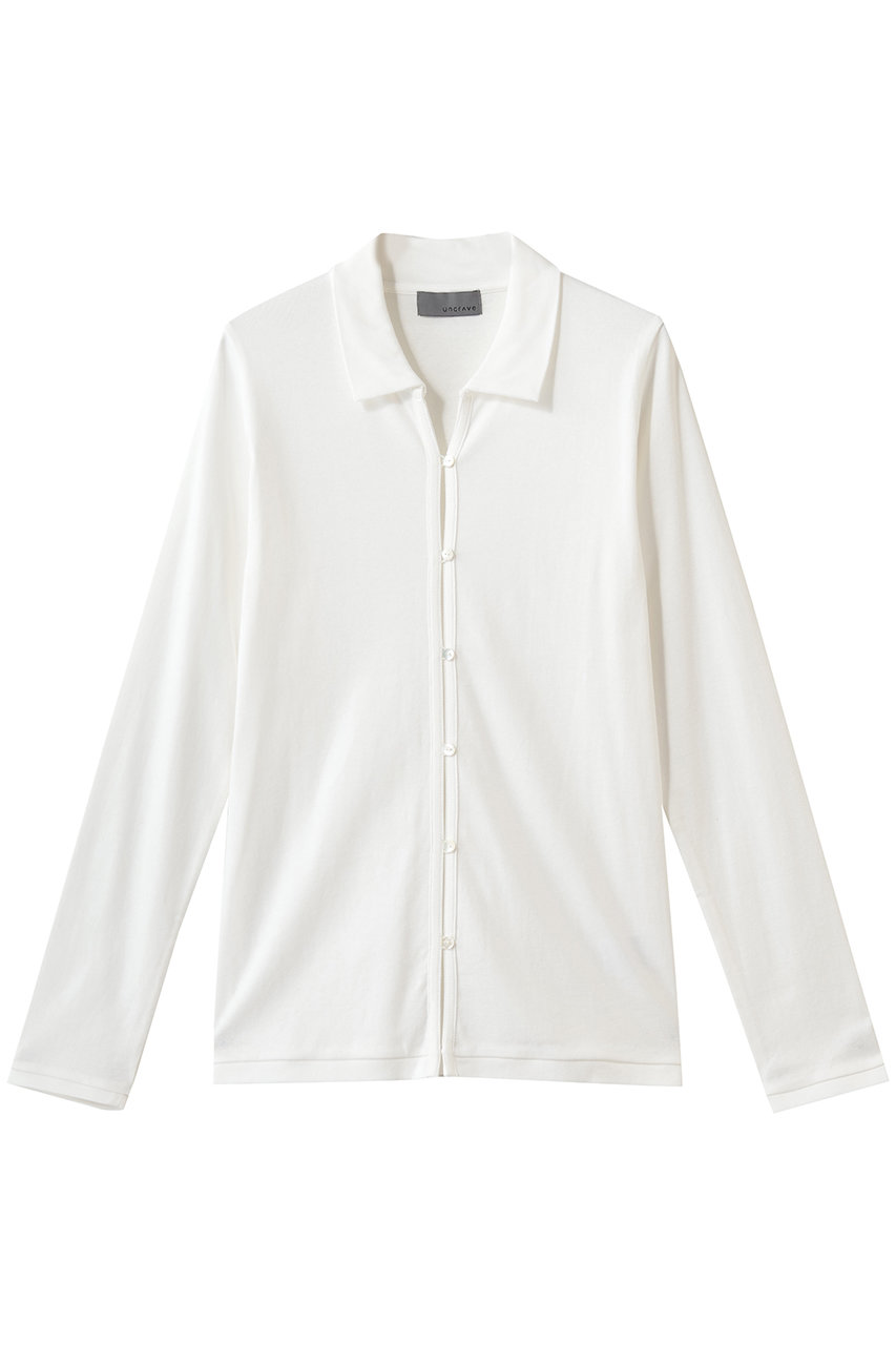 アンクレイヴ/uncraveの【予約販売】プレーンジャージー カーディガン(オフ/KKUVLM0413)