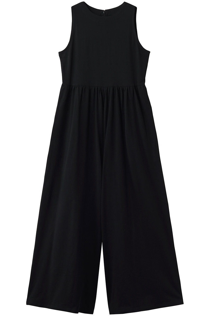 アンクレイヴ/uncraveの【4/1 12:00販売開始】プレーンジャージー オールインワン(ブラック/OPUVLM0413)