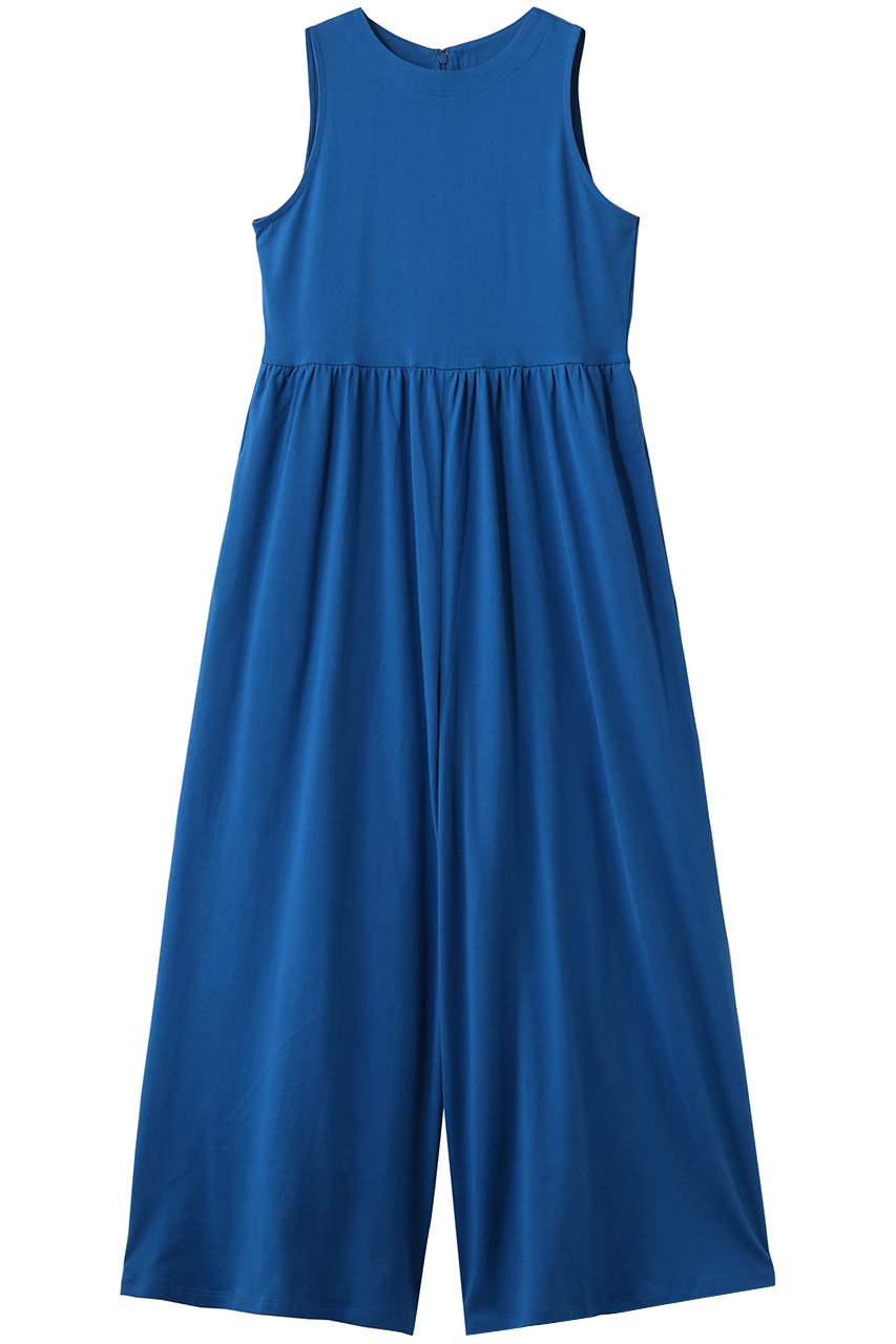 アンクレイヴ/uncraveの【4/1 12:00販売開始】プレーンジャージー オールインワン(ブルー/OPUVLM0413)