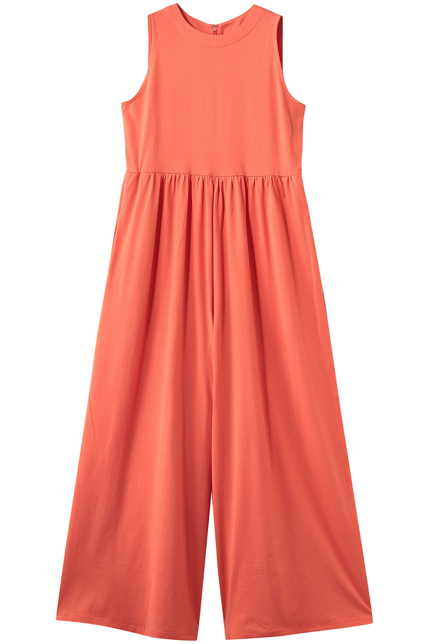 アンクレイヴ/uncraveの【4/1 12:00販売開始】プレーンジャージー オールインワン(オレンジ/OPUVLM0413)