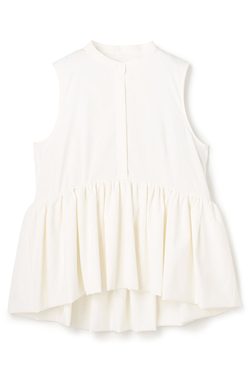 アンクレイヴ/uncraveの【予約販売】クールタッチカラータイプライター ペプラムブラウス(オフ/BLUVLS0402)