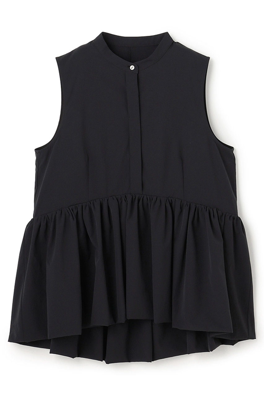 アンクレイヴ/uncraveの【予約販売】クールタッチカラータイプライター ペプラムブラウス(ブラック/BLUVLS0402)