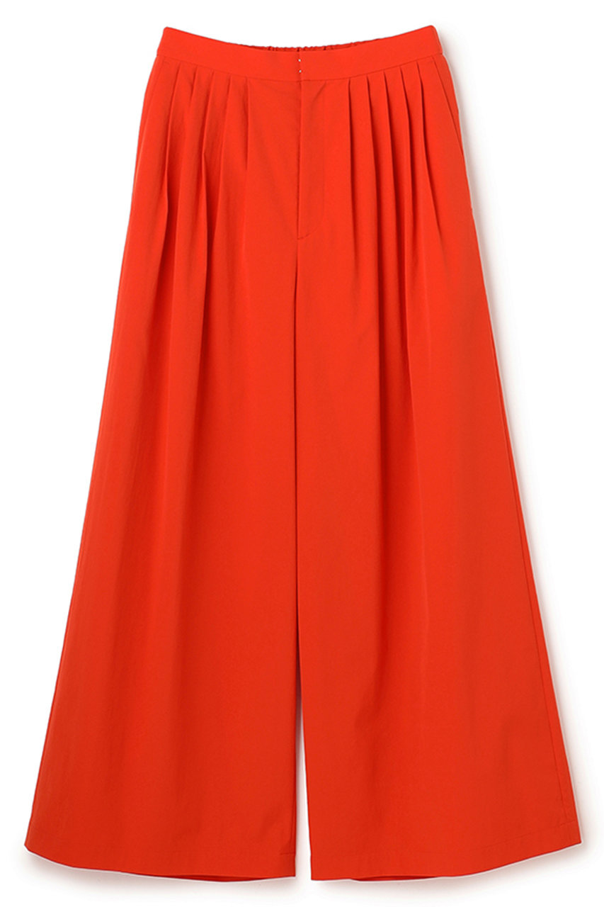 アンクレイヴ/uncraveのクールタッチカラータイプライター ワイドパンツ(スカーレット/PRUVLS0402)