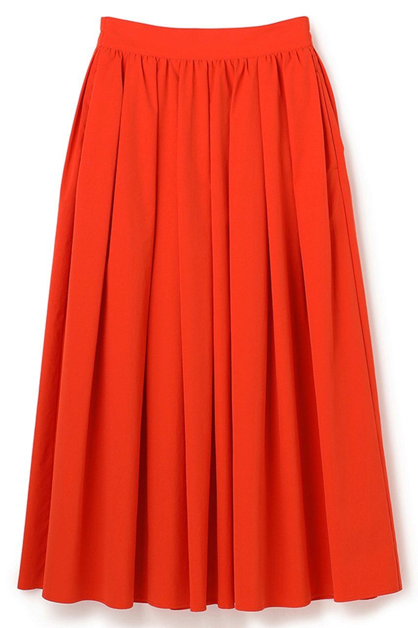 アンクレイヴ/uncraveのクールタッチカラータイプライター フレアスカート(スカーレット/SKUVLS0402)