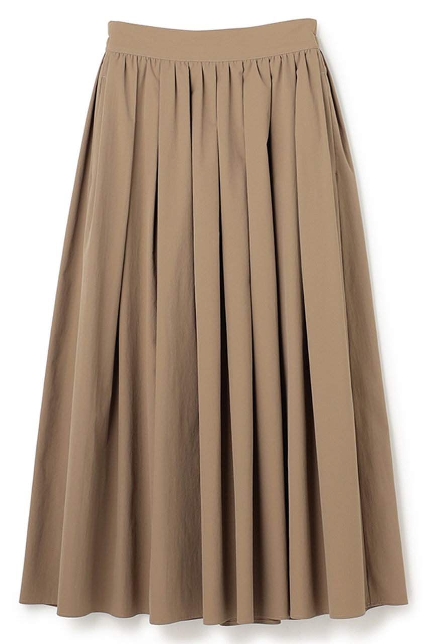 アンクレイヴ/uncraveの【予約販売】クールタッチカラータイプライター フレアスカート(キャメルベージュ/SKUVLS0402)