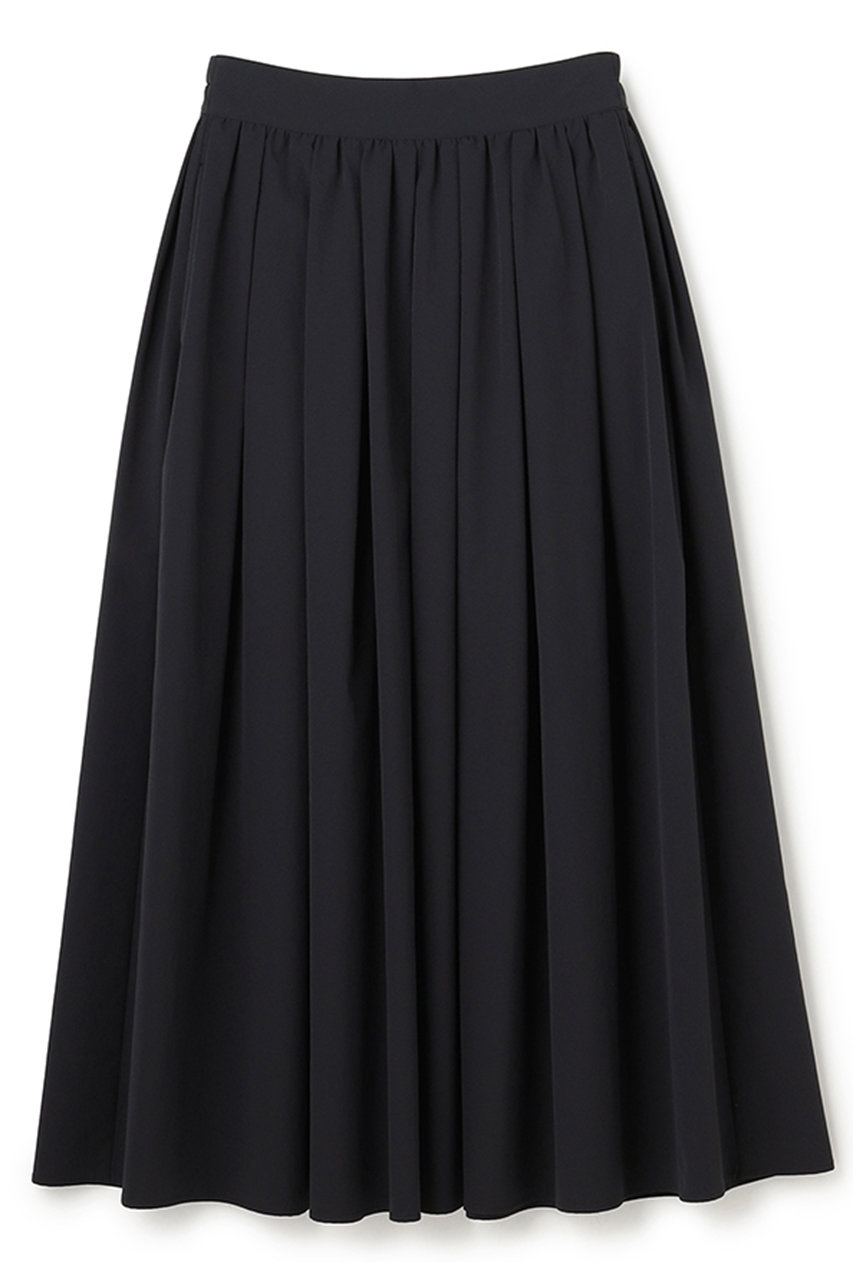 アンクレイヴ/uncraveのクールタッチカラータイプライター フレアスカート(ブラック/SKUVLS0402)