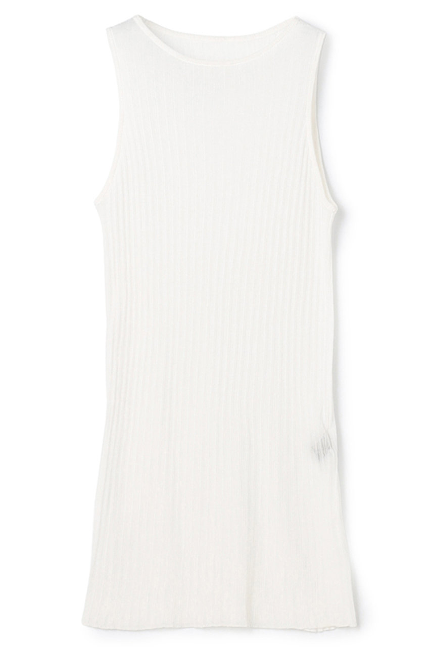 アンクレイヴ/uncraveの【4/1 12:00販売開始】ランダムリブシアーニット タンクトップ(オフ/KRUVLS0409)