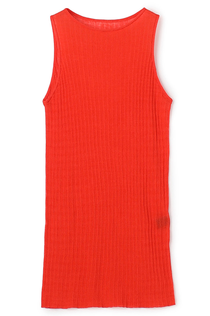 アンクレイヴ/uncraveの【4/1 12:00販売開始】ランダムリブシアーニット タンクトップ(スカーレット/KRUVLS0409)