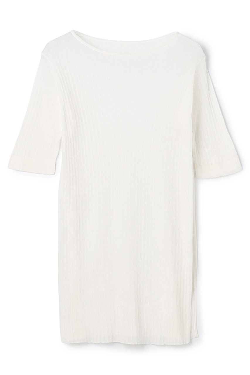 アンクレイヴ/uncraveの【4/1 12:00販売開始】ランダムリブシアーニット トップス(オフ/KRUVLS0410)