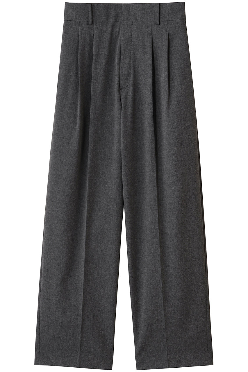 アンクレイヴ/uncraveのTRツイル ベーシックトラウザー(チャコール/PRUVLM2807)