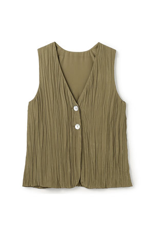 アンクレイヴ/uncraveの【予約販売】マシーンプリーツ ジレ(110400/110401)