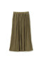【予約販売】マシーンプリーツ フレアスカート アンクレイヴ/uncrave カーキベージュ