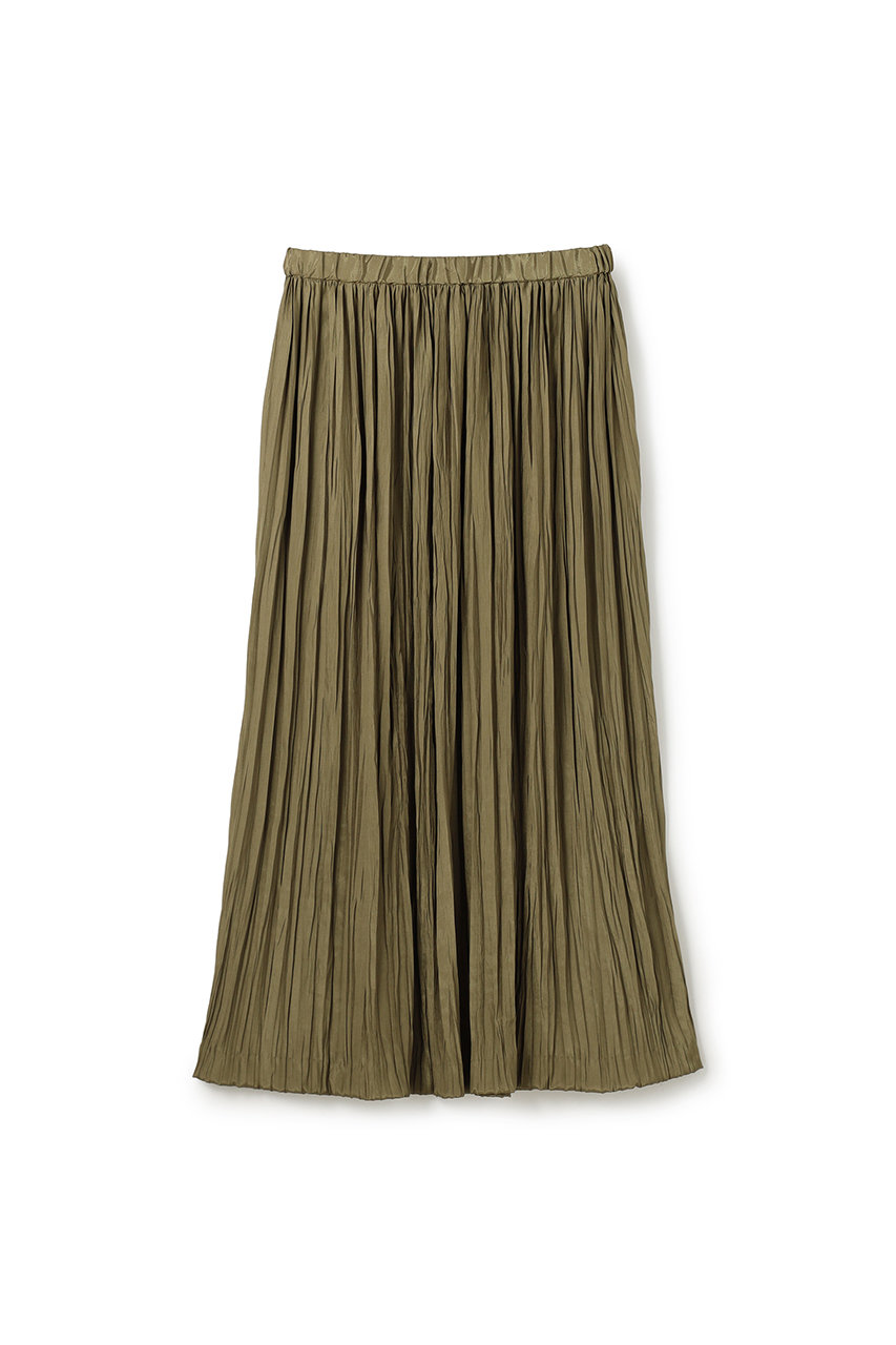 アンクレイヴ/uncraveの【予約販売】マシーンプリーツ フレアスカート(カーキベージュ/SKUVLS0306)