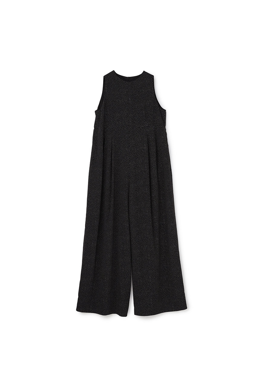 アンクレイヴ/uncraveの【予約販売】ドットプリント オールインワン(ブラック×ホワイト/OPUVLM0406)